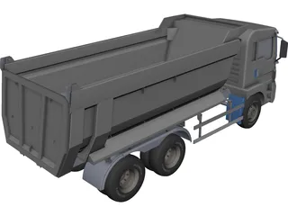 Dump Truck CAD 3D Model