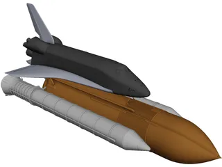 Space Shuttle CAD 3D Model