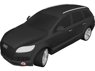 Audi Q7 CAD 3D Model
